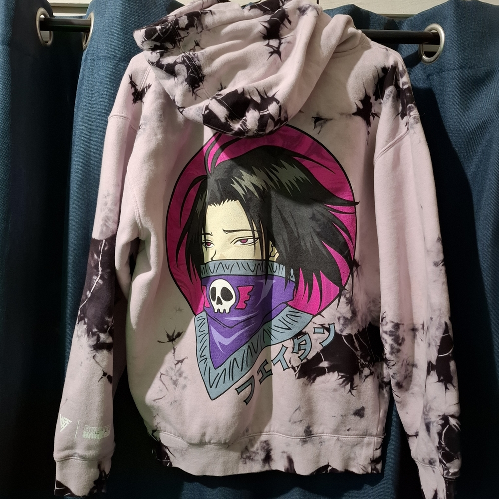 HYPLAND "Hunter X Hunter" FEITAN Graphic Tie Die Hoodie